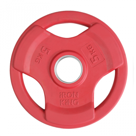 Диск обрезиненный с 3-мя хватами цветной 5 кг