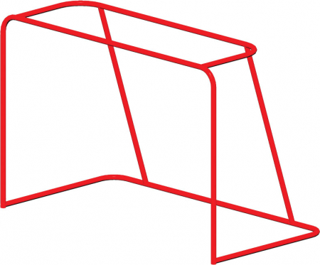 Ворота для хоккея с шайбой, без сетки