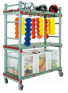Стеллаж передвижной пластиковый