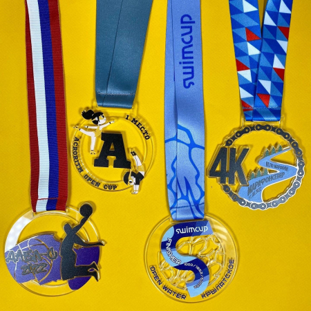 Медаль из акрила орг.стекло