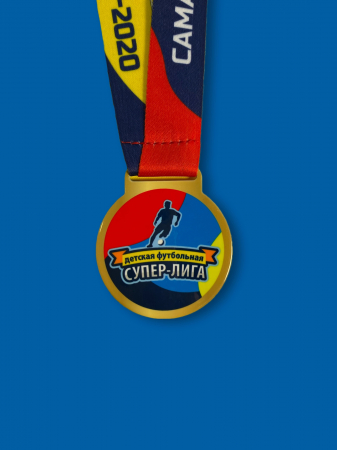 Медали 6см с индивидуальной лентой